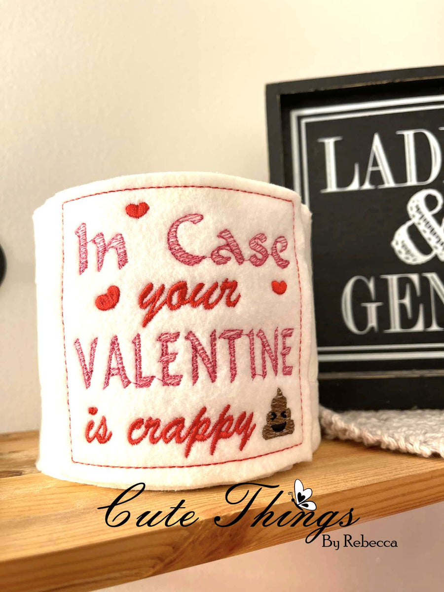 Funny Retirement Gift - Embroidered Toilet Paper With Special Message