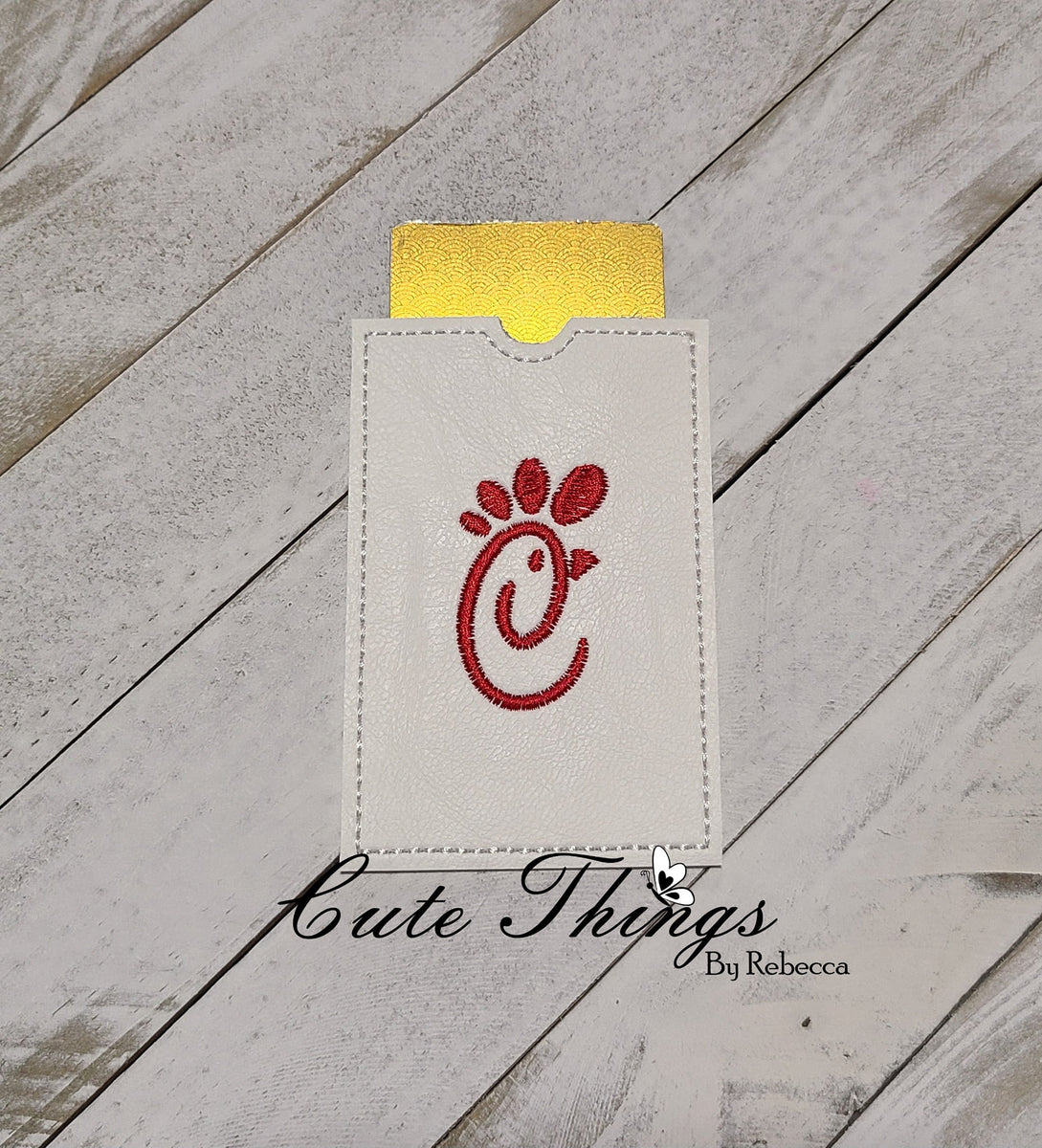 Chick Fil A Gift Card Holder – Cute Things By Rebecca Embroidery