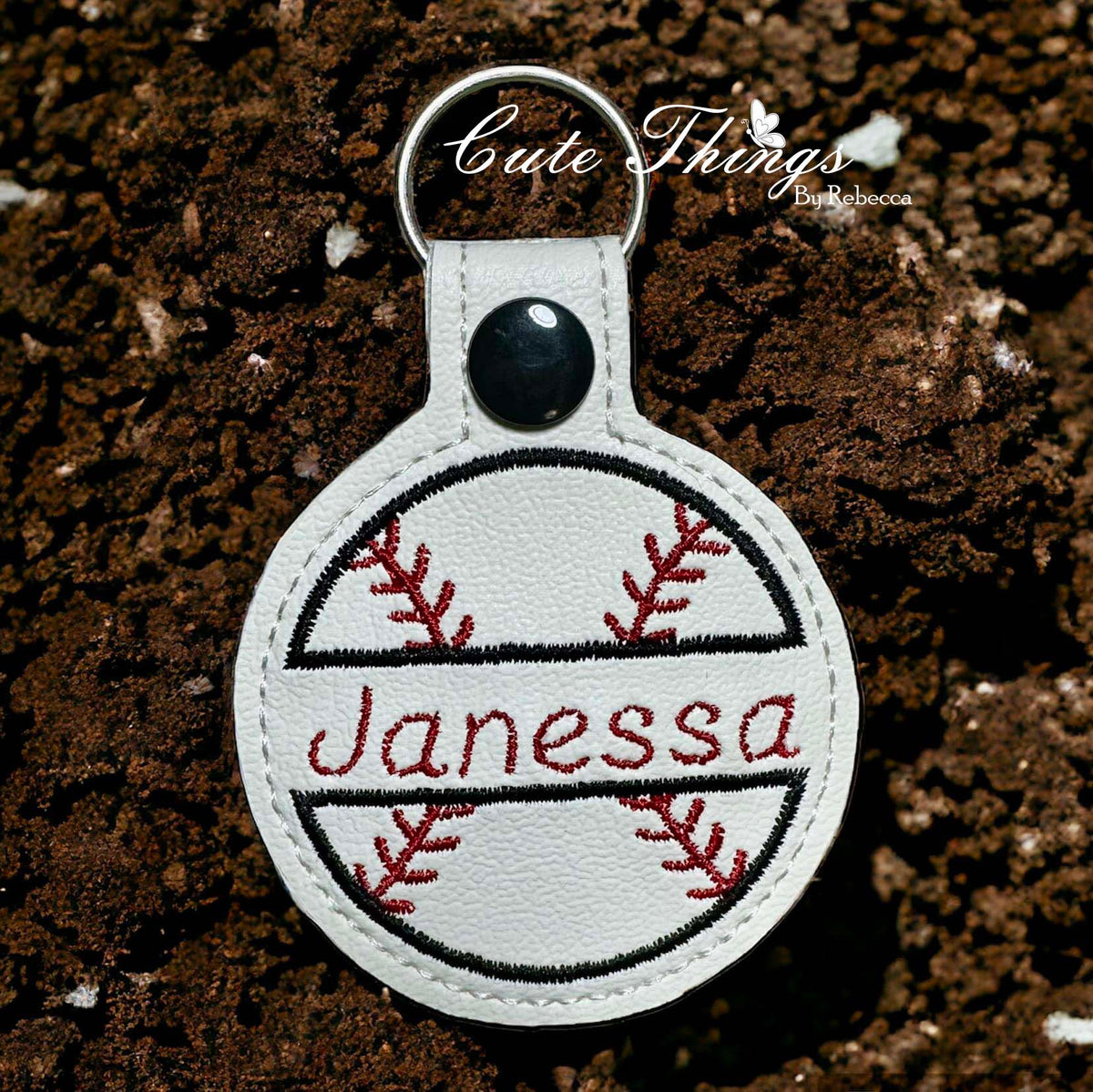 Custom Baseball Snap Tab – Cute Things By Rebecca Embroidery