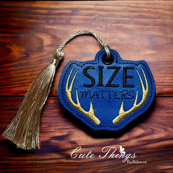 Size Matters Antlers Bookmark/Ornament