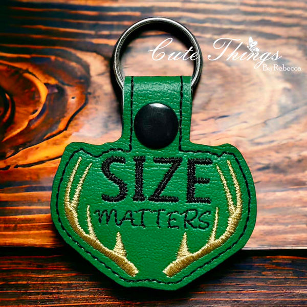 Size Matters Antlers Snap Tab
