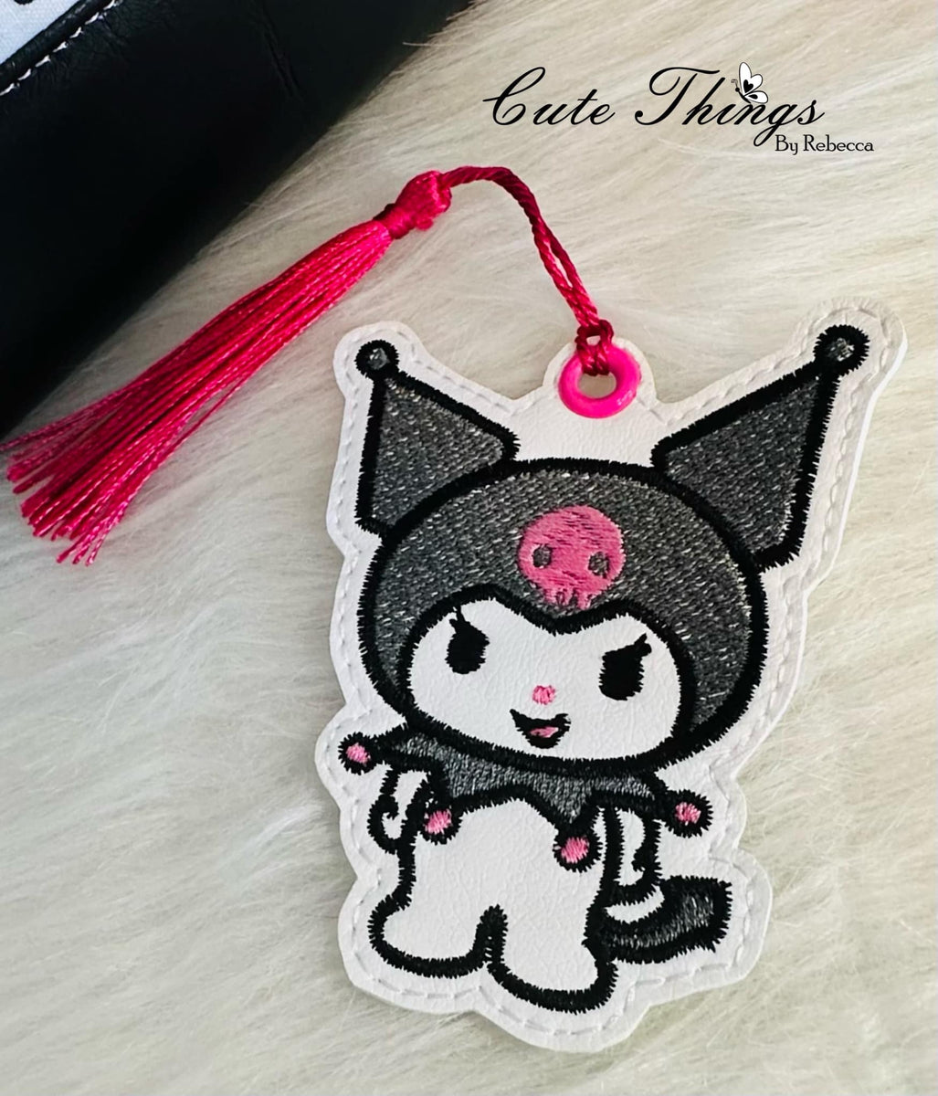 Kuromi Bookmark/Ornament Cute Things By Rebecca Embroidery