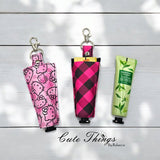 Small Lotion Holder Snap Tab ITH