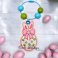 Bunny Egg With Bow ITH