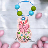 Bunny Egg With Bow ITH