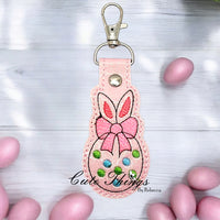 Bunny Egg With Bow ITH