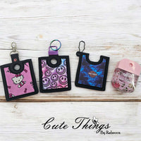 Fancy Sanitizer Applique Holder  ITH