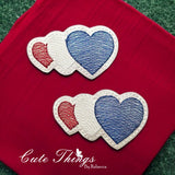Triple Hearts Snap Clip Cover