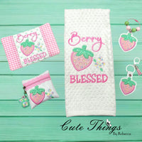 Strawberry Applique 4th Year Anniversary Bundle