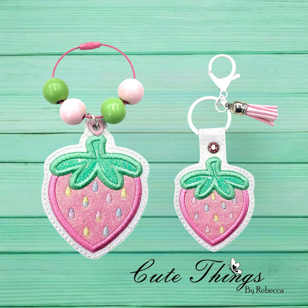 Strawberry Applique ITH