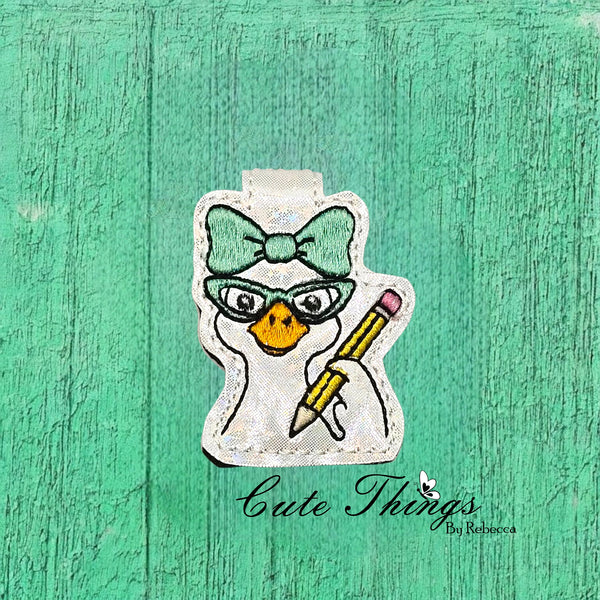 School Goose Magnet Bookmark