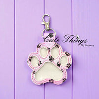 Paw Print Keepsake ITH