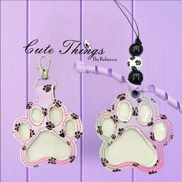 Paw Print Keepsake ITH