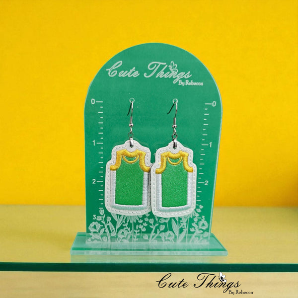 Applique Jersey Earrings