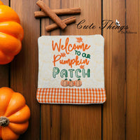 Welcome to Our Pumpkin Patch Mini Quilt