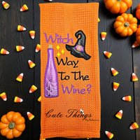 Witch Way To the Wine? Applique