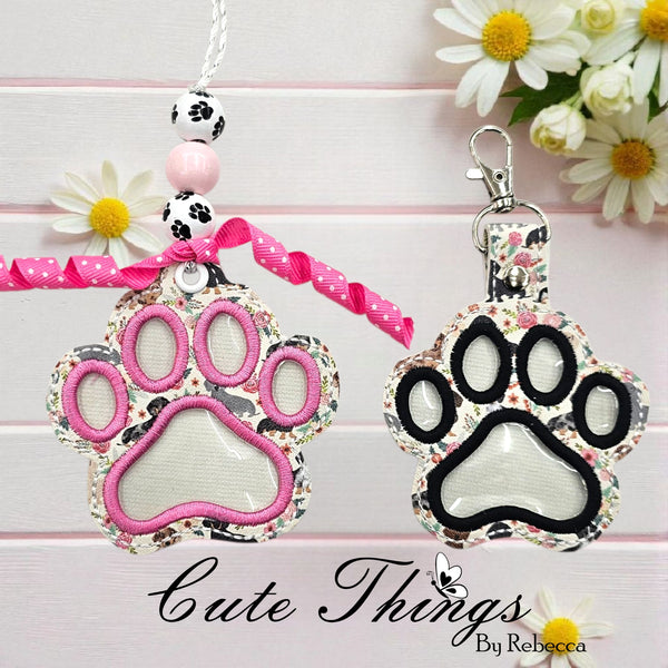 Paw Print Keepsake ITH
