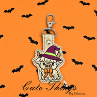 Cute Witch Cow ITH