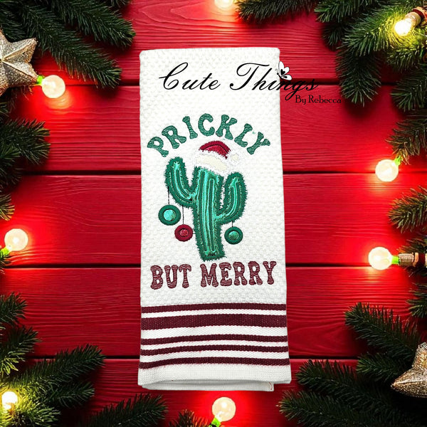 Prickly But Merry Applique