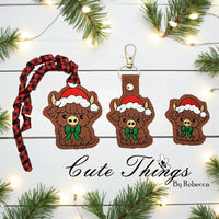 Cute Santa Cow ITH