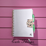 Fold Over Elastic (FOE) Magnet Bookmark