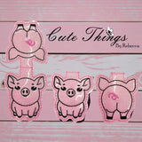 Cute Pig Magnet Bookmark