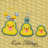 Applique Duck With Heart ITH