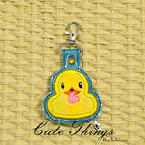 Applique Duck With Heart ITH