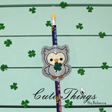 Cute Owl With Clover ITH