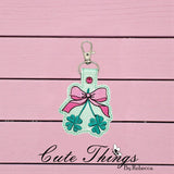 Bow With Clovers ITH