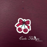 Bow With Cherries ITH