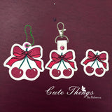 Bow With Cherries ITH