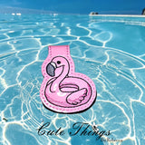 Flamingo Floatie Magnet Bookmark