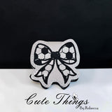 Soccer Bow Magnet Bookmark
