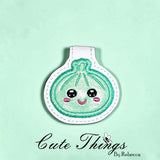 Applique Cute Dumpling Magnet Bookmark