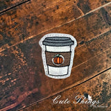 To Go Cup With A Pumpkin ITH