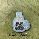 Explore Cup Magnet Bookmark