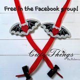 Bat wings with a Heart Mini Slider