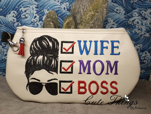 Wife Mom Boss Luna Bag