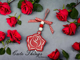 Rose Bookmark/Ornament