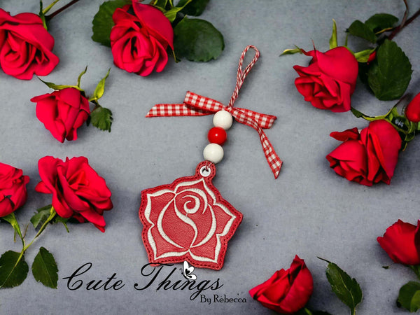 Rose Bookmark/Ornament