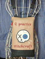 I practice Stitchcraft Applique Tall Bag