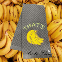 That's Bananas Applique