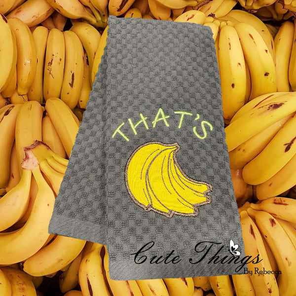 That's Bananas Applique