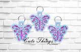 Bold Butterfly Snap Tab