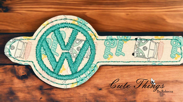 VW Cord Wrap, Notebook Cover Tab