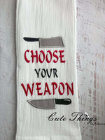 Choose your Weapon Applique