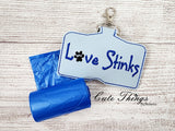 Love Stinks Poo Bag Holder