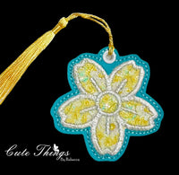 Dogwood Flower Applique Bookmark/Ornament