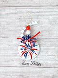 Firework Bookmark/Ornament